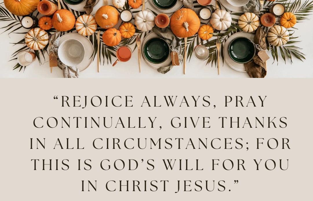 Give Thanks In All Circumstances
