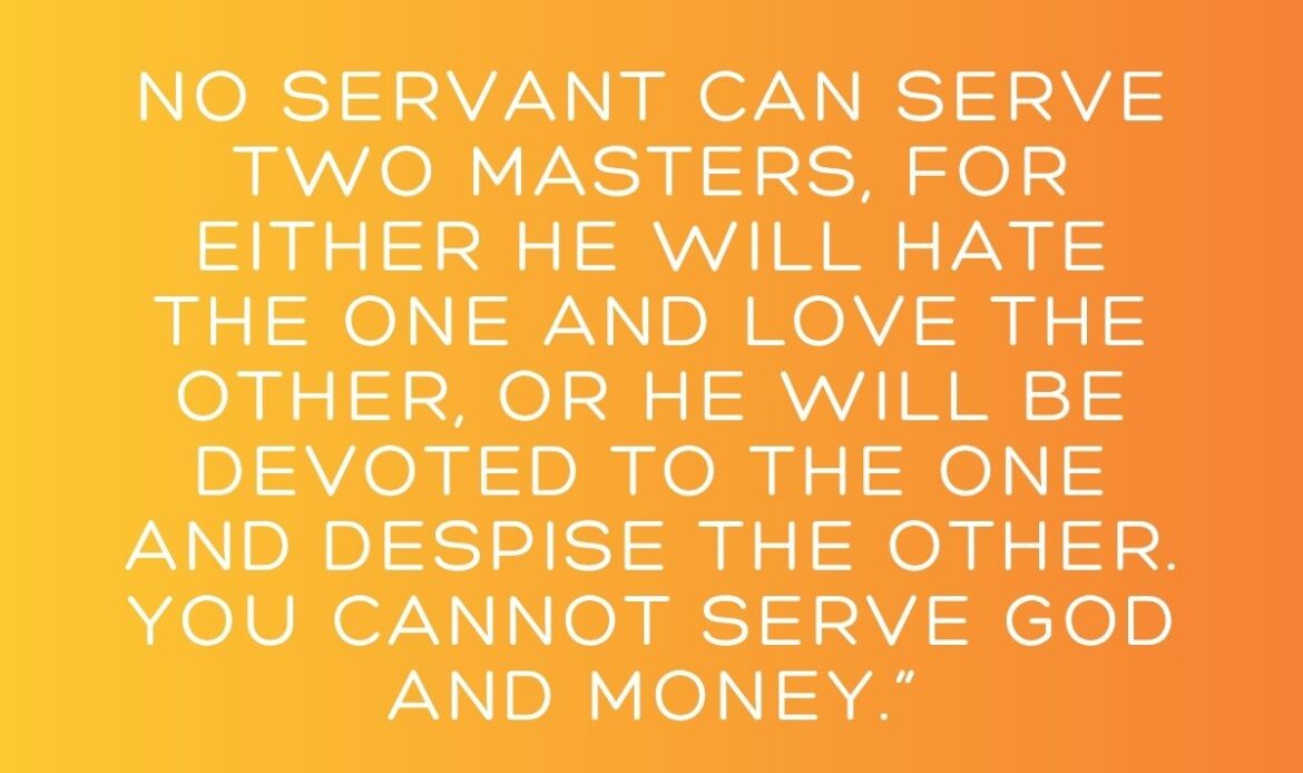What we worship matters